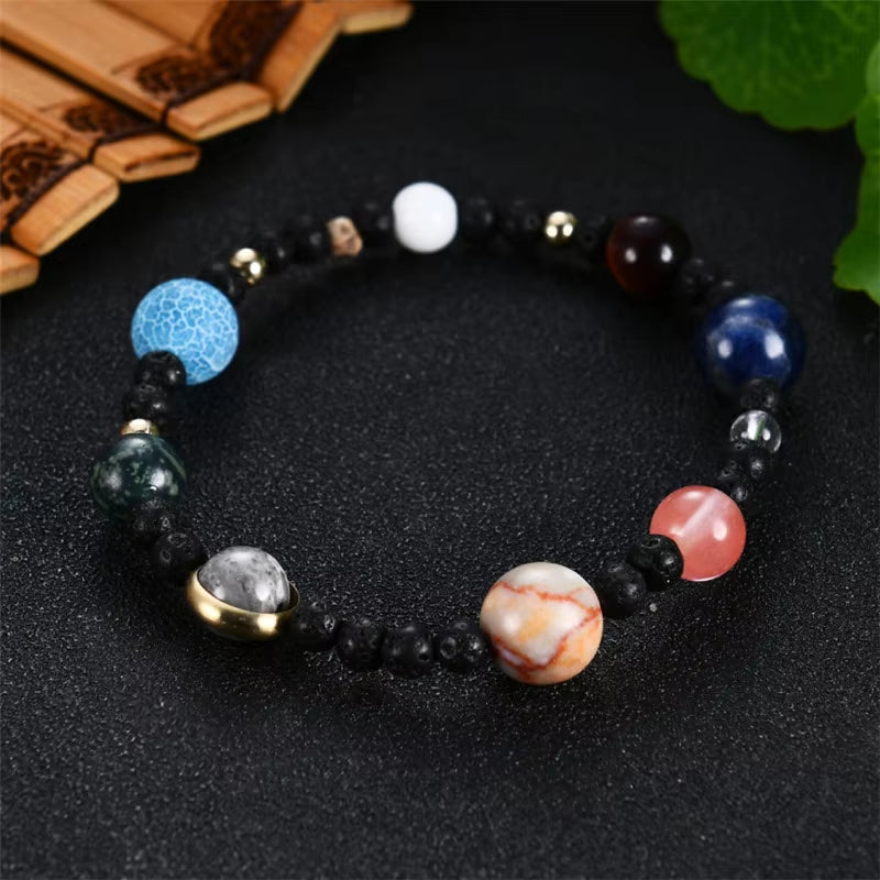 Eight Planets Bead Bracelet