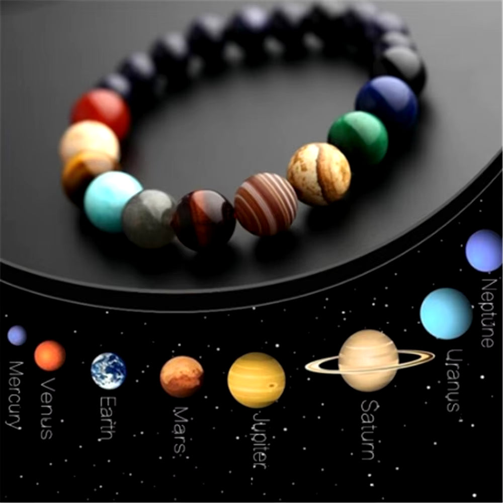 Eight Planets Bead Bracelet